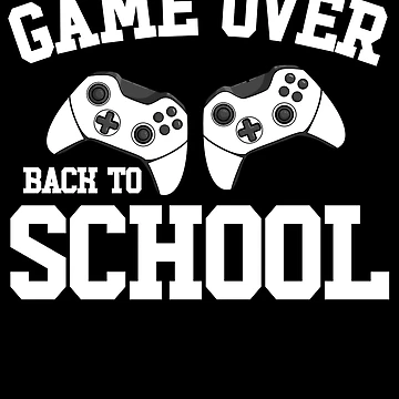 Imagen de la obra Game Over Back To School Funny Gamer Back To School Gear de DynamicDesign