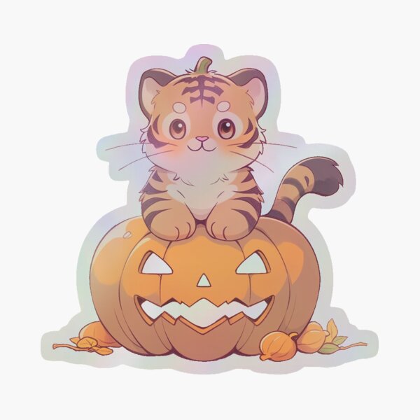 Item preview, Pumpkin Tiger designed and sold by Star-DustStudio.