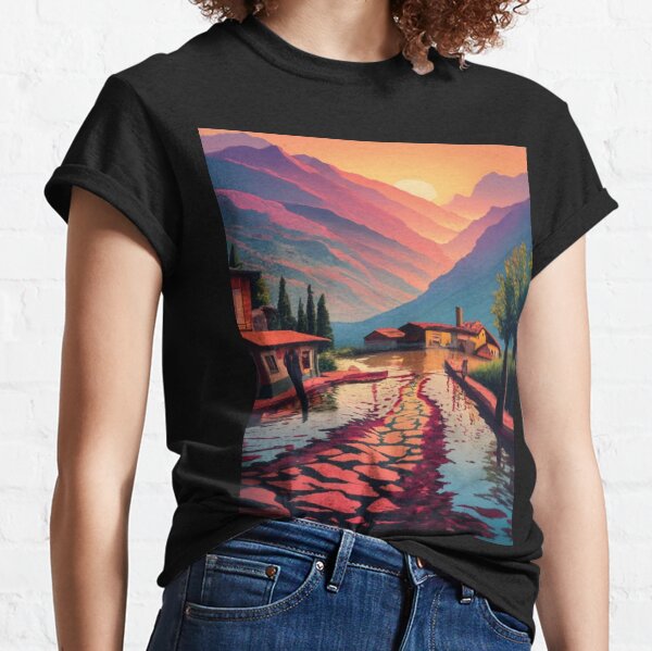 Portugal wine flood Classic T-Shirt
