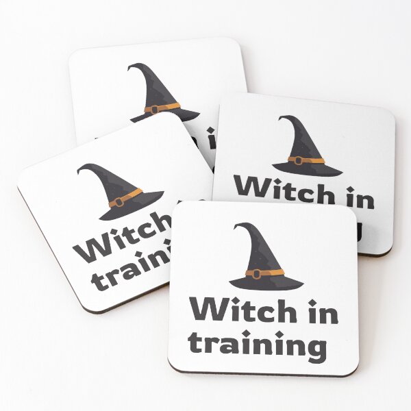 Item preview, Witch in training. Black font. designed and sold by twisted-dot.