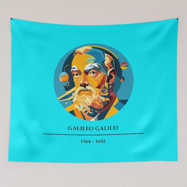 Item preview, Galileo Galilei (1564 – 1642) [Ai Generated Vector Art] designed and sold by VitYanakorn.