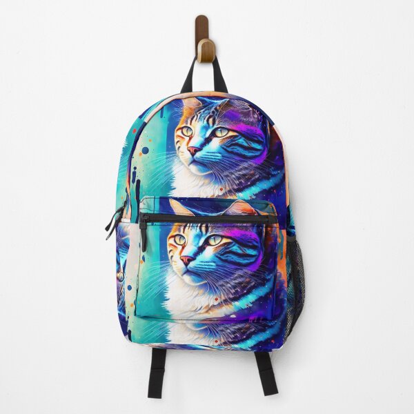 Item preview, Grunge color cat designed and sold by M-Y-A-R-T-.