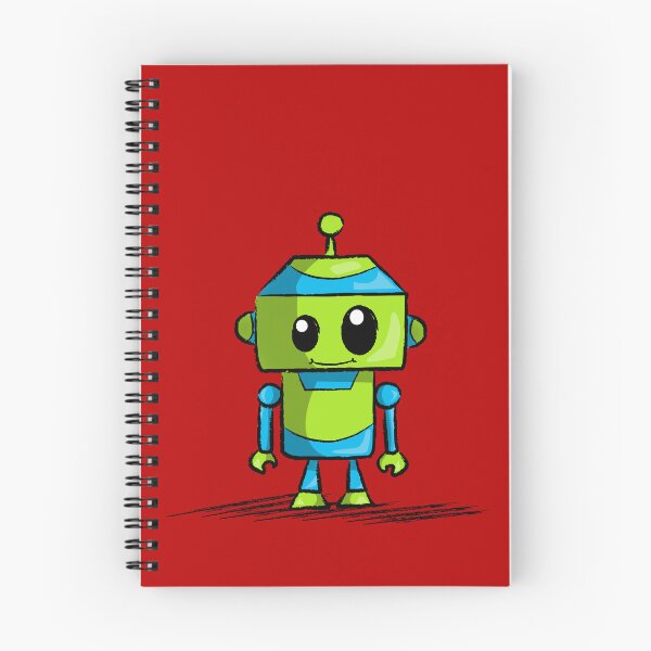 Item preview, Larry the Electric Blue & Lime Green Robot designed and sold by Fun Funky Designs.