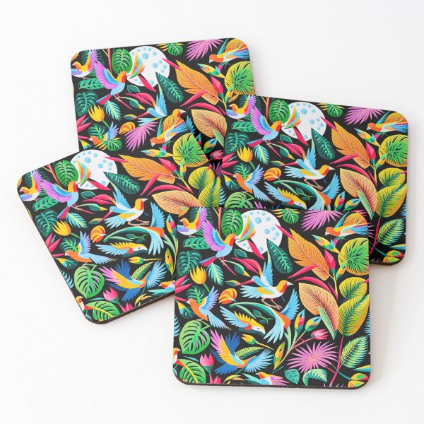 Item preview, Birds in tropical garden designed and sold by UllaSformat.