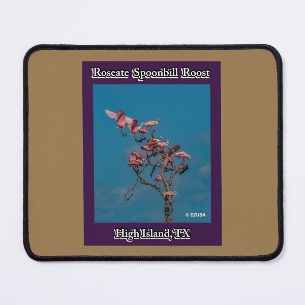Item preview, The Perfect Gift For A Bird Lover: Roseate Spoonbill Roost, High Island Rookery At Claybottom Pond, High Island, Texas. designed and sold by MoreEZUSA-Here.