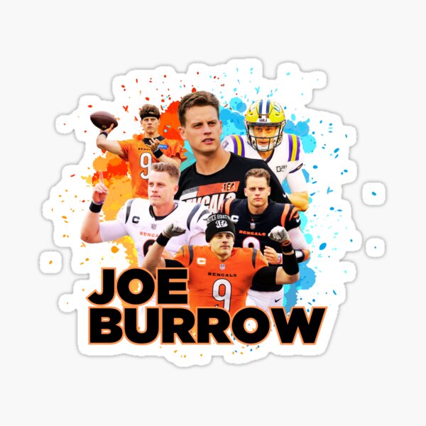 Joe Burrow Cincinnati Bengals STICKER - Joe Cool NFL Joey B Cincy