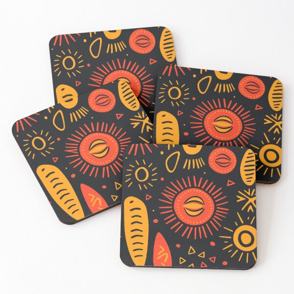 Item preview, Representación del sol: estilo de arte africano antiguo designed and sold by StudioRedKoala.