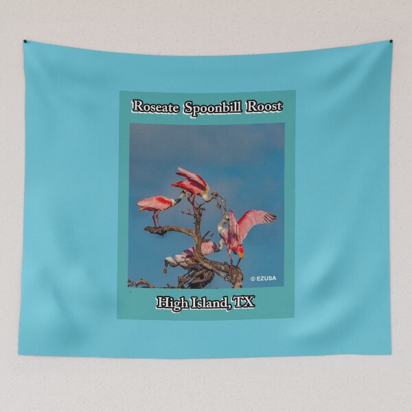 Item preview, For The Bird Lover In You: Roseate Spoonbill Roost, High Island Rookery At Claybottom Pond, High Island, Texas. designed and sold by MoreEZUSA-Here.