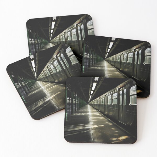 Item preview, new york subway station noir photography print designed and sold by dcrc.