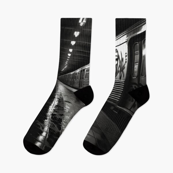 Item preview, new york subway station noir photography print designed and sold by dcrc.