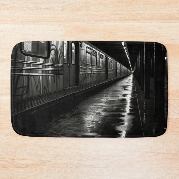 Item preview, New York subway station noir photography print designed and sold by dcrc.