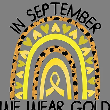 Vorschaubild zum Design In September We Wear Gold Childhood Cancer Awareness Gear von DynamicDesign