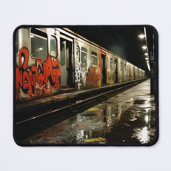 Item preview, new york subway station noir photography print designed and sold by dcrc.