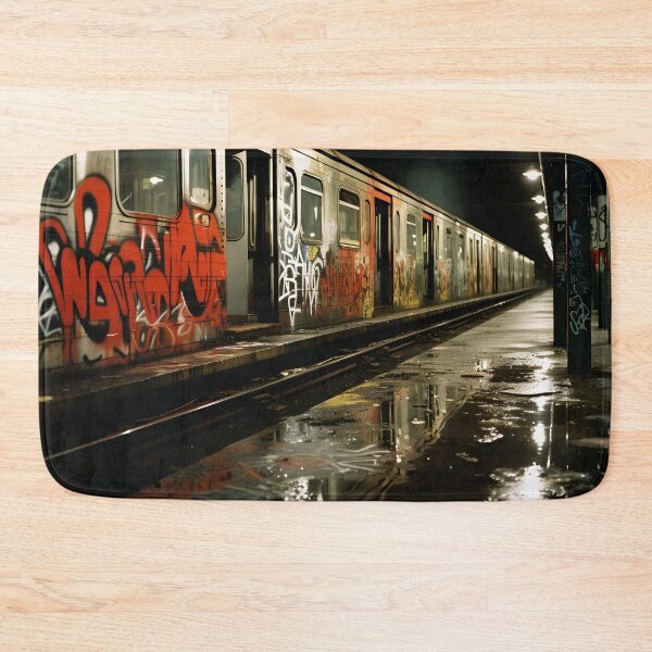 Item preview, new york subway station noir photography print designed and sold by dcrc.