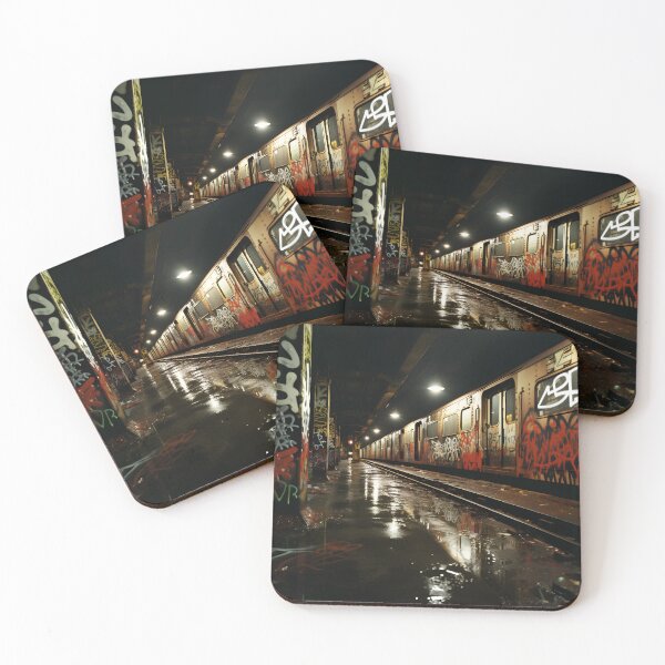 Item preview, new york subway station noir photography print designed and sold by dcrc.