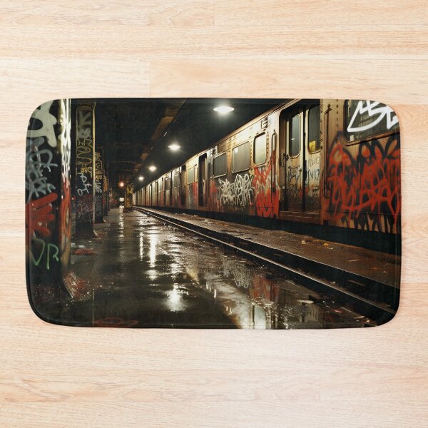 Item preview, new york subway station noir photography print designed and sold by dcrc.