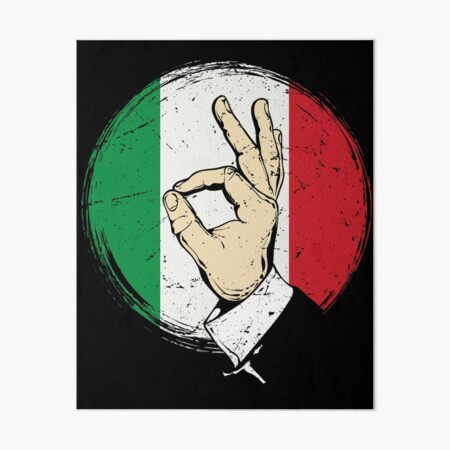 Galeriedrucke: Italienische Flagge