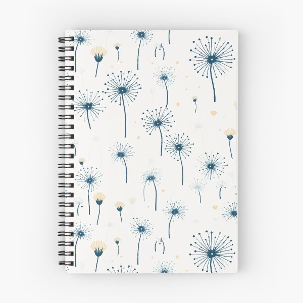 Item preview, Abstract Dandelion Blossom, White Flower Pattern with a Pastel Twist designed and sold by EffatDezign.