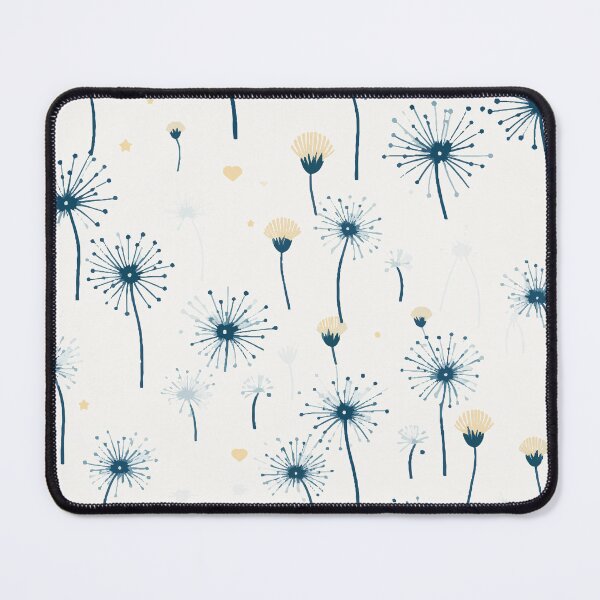Item preview, Abstract Dandelion Blossom, White Flower Pattern with a Pastel Twist designed and sold by EffatDezign.