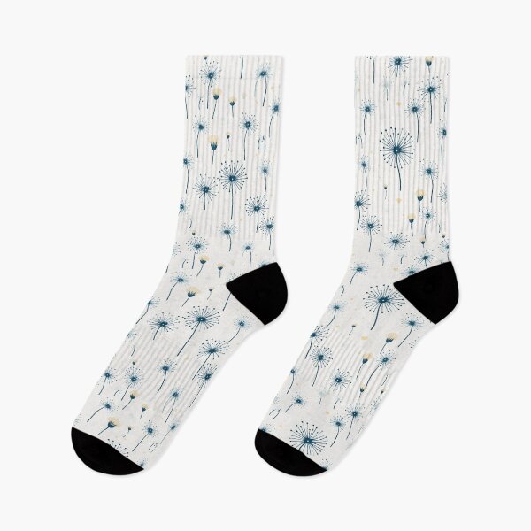 Item preview, Abstract Dandelion Blossom, White Flower Pattern with a Pastel Twist designed and sold by EffatDezign.