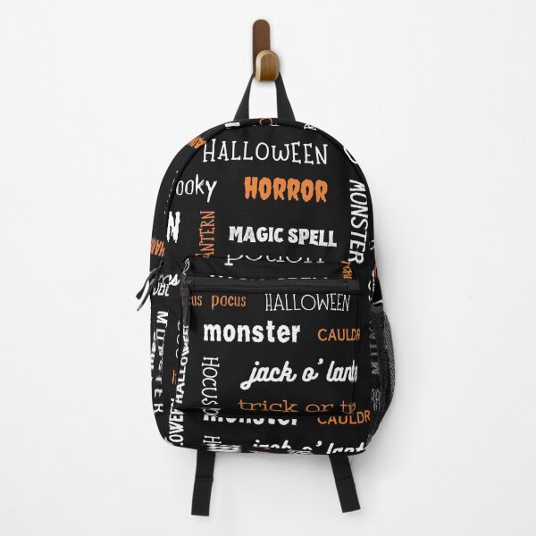 Item preview, Typography Pattern Black and White Halloween designed and sold by artbybiyan.