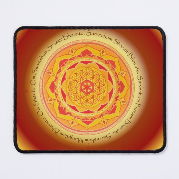 Item preview, Sarvesham Mantra Flower of life, flower of life, flower of life designed and sold by -spirit-art.