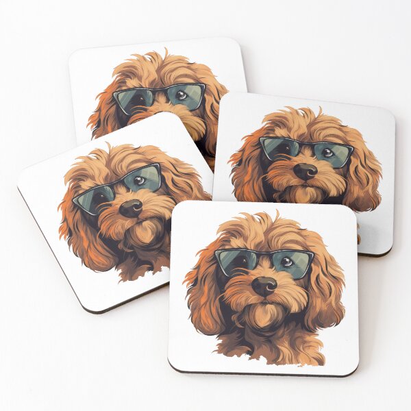Item preview, Hipster Cockapoo Dog designed and sold by ZombieLH.