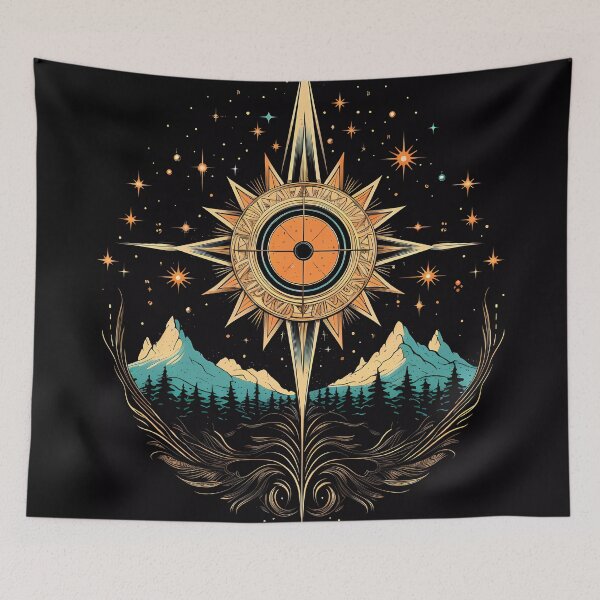 Item preview, “Night Star Arrow Design” designed and sold by Art-Vortex-fr.