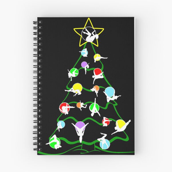 Item preview, Christmas Tree Aerial Hoop Baubles designed and sold by Neontuna.