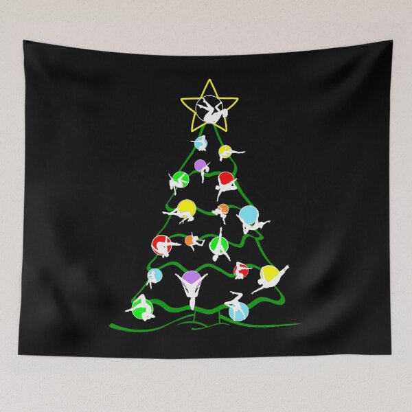 Item preview, Christmas Tree Aerial Hoop Baubles designed and sold by Neontuna.