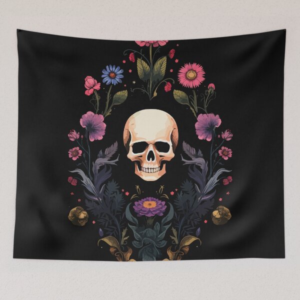 Item preview, Witchy Botanical Skull  designed and sold by Enyr.