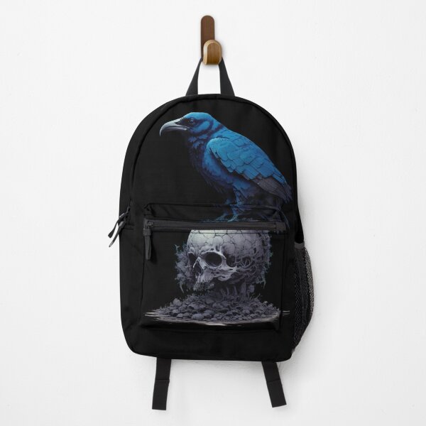 Item preview, Shadowed Ascendancy. A raven standing on a human skull designed and sold by twisted-dot.