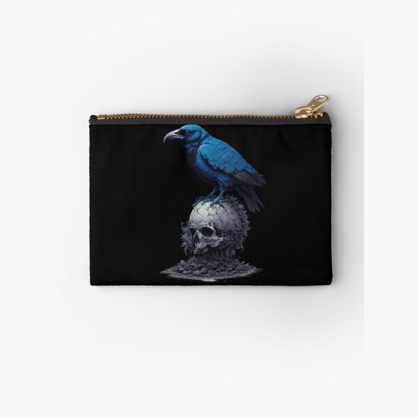 Item preview, Shadowed Ascendancy. A raven standing on a human skull designed and sold by twisted-dot.