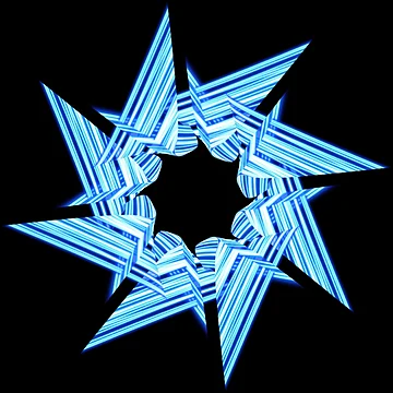 Artwork thumbnail, Blue Star by Meo Design