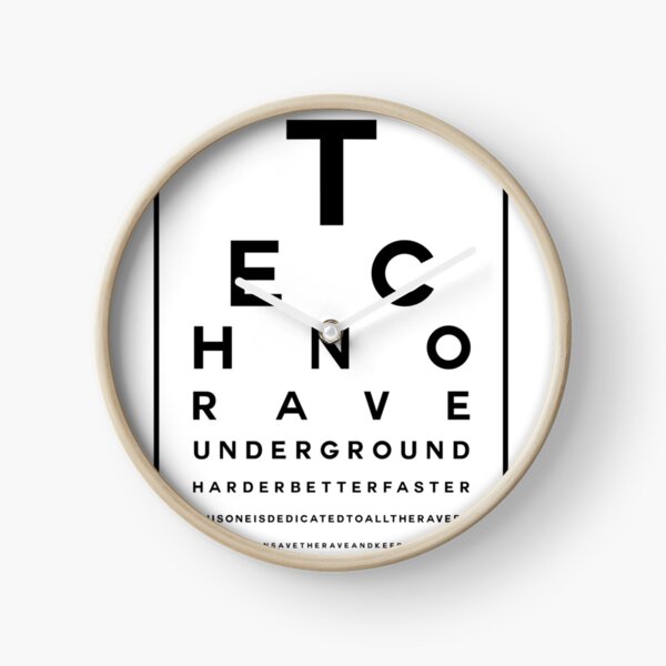 Techno Rave Visual Test #1 Uhr
