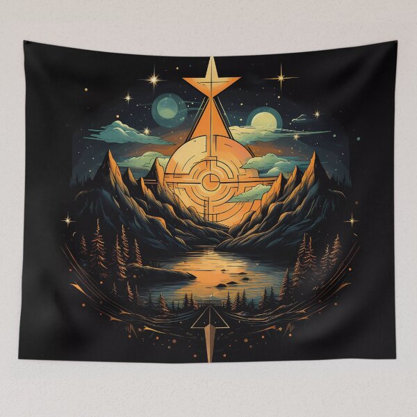 Item preview, “Night Star Arrow Design” designed and sold by Art-Vortex-fr.