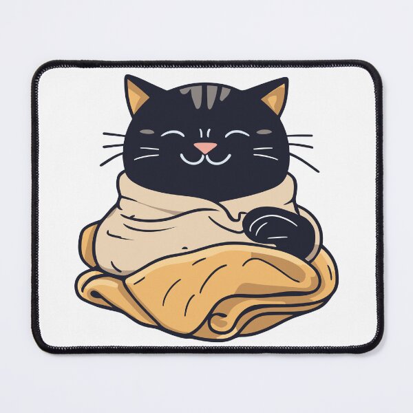 Item preview, Purr-fectly Cozy: Cat in a Warm Blanket designed and sold by XYZ LAB by Jesuperman.
