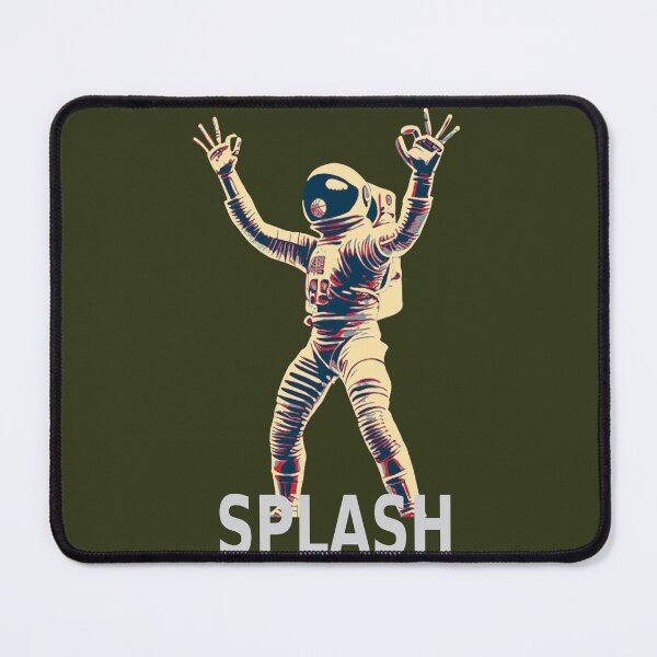 Item preview, Astronaut Celebrating Three Pointer Basketball Splash designed and sold by TrueArtsStore.