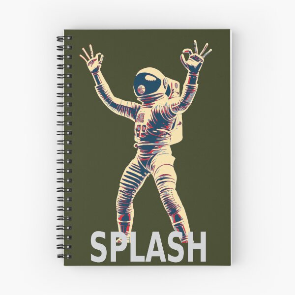 Item preview, Astronaut Celebrating Three Pointer Basketball Splash designed and sold by TrueArtsStore.