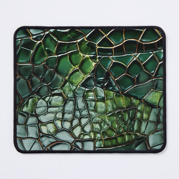Item preview, Vidriera de piel de cocodrilo - Diseño de mosaico sin costuras 1 designed and sold by stevepmp.