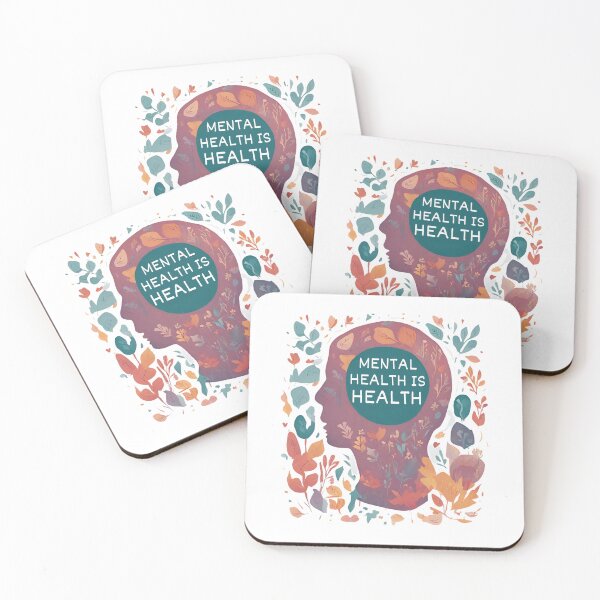 Item preview, Mental Health is Health - Happiness and Wellness Quotes designed and sold by ethanzakicab.