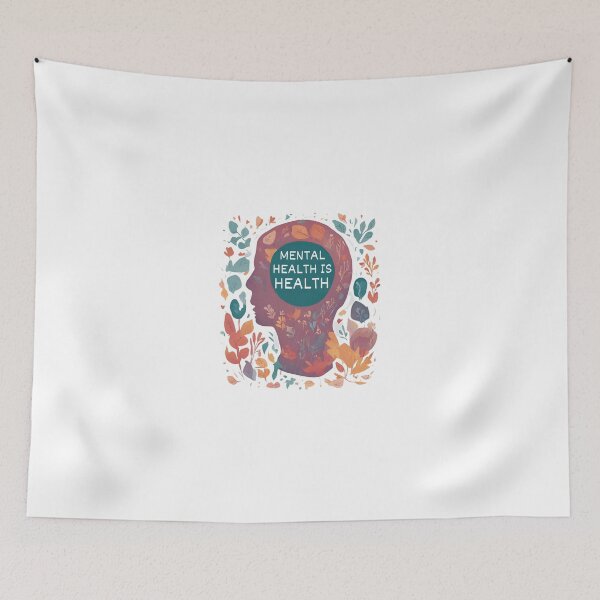 Item preview, Mental Health is Health - Happiness and Wellness Quotes designed and sold by ethanzakicab.
