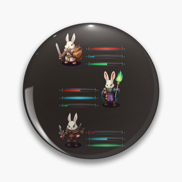 Item preview, Role Plating Game Rabbits designed and sold by MyBunnyverse.