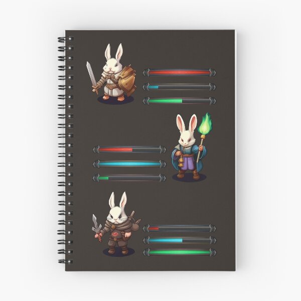 Item preview, Role Plating Game Rabbits designed and sold by MyBunnyverse.
