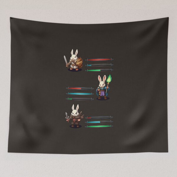 Item preview, Role Plating Game Rabbits designed and sold by MyBunnyverse.