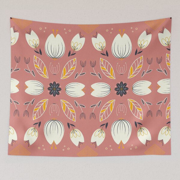 Item preview, Floral Symmetry designed and sold by Clémentine Douilly.