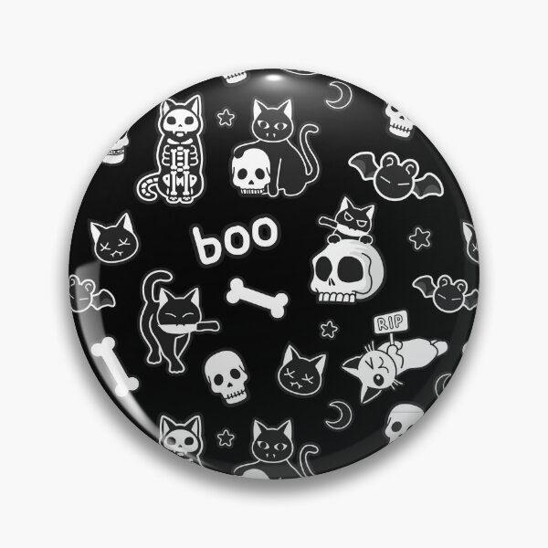 Artikelvorschau, Katzen, Schädel und Knochenmuster entworfen und verkauft von SkullsToGo.
