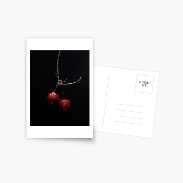 Item preview, Hanging Fruit - two cherries designed and sold by ArtJohnWilliams.