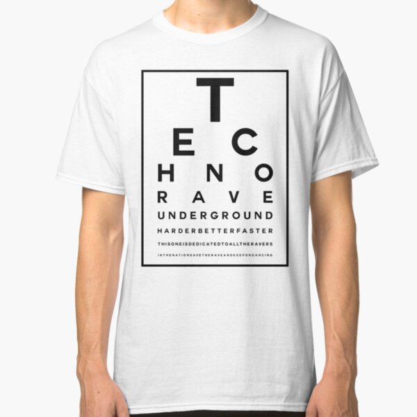 Techno Rave Visual Test #1 Classic T-Shirt