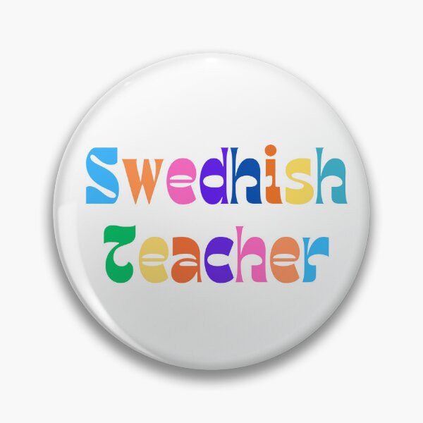 Item preview, Colorful and fun swedish teacher design designed and sold by language-des.